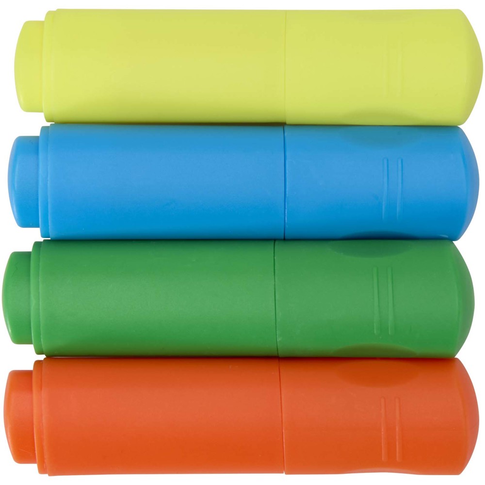 Set markeerstiften van gerecycled plastic