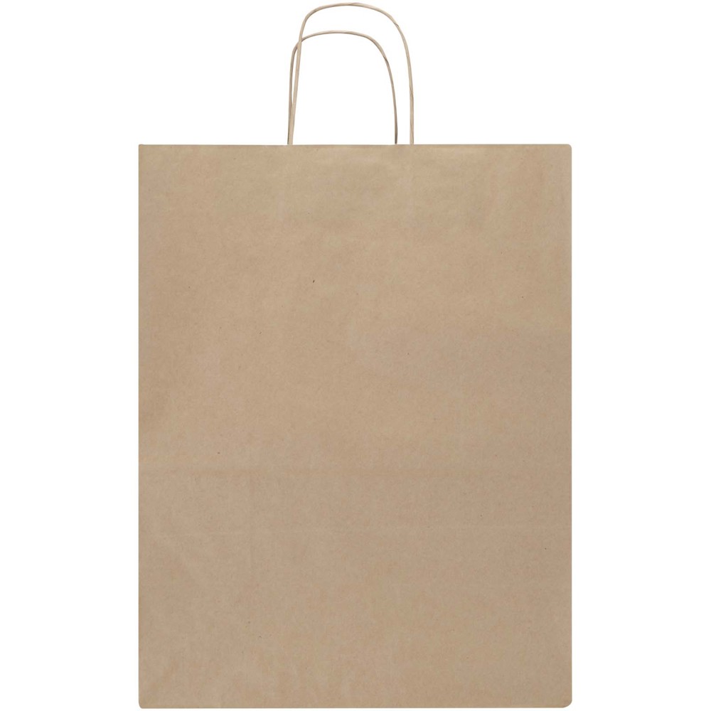 Kraft papieren tas 80–90 g/m² met gedraaide handvatten – 25 x 15 x 32 cm