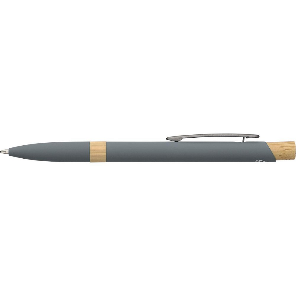 Balpen Calandra | Gerecycled | Bamboe - grijs