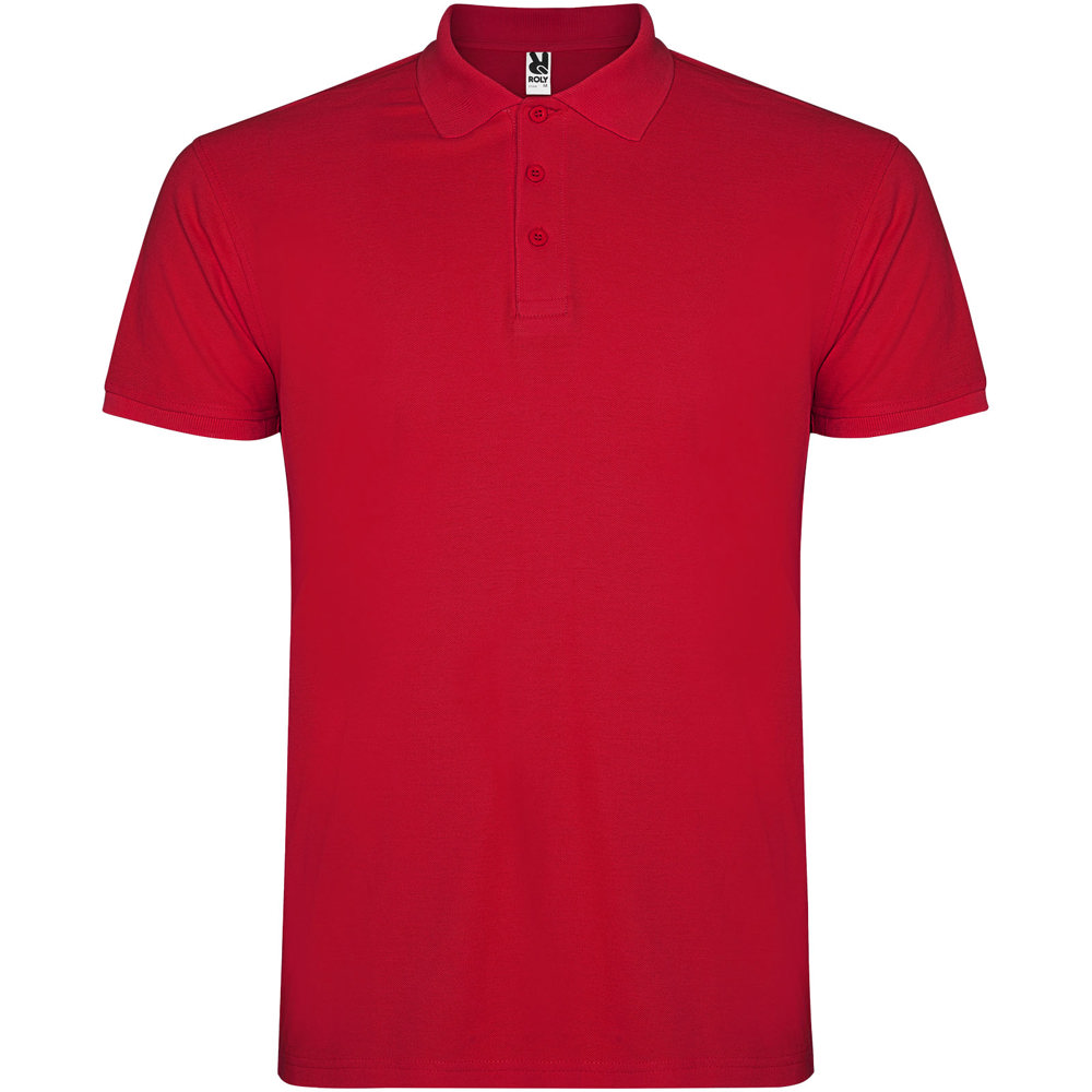 Star 200 g/m² kinderpolo met korte mouwen - rood