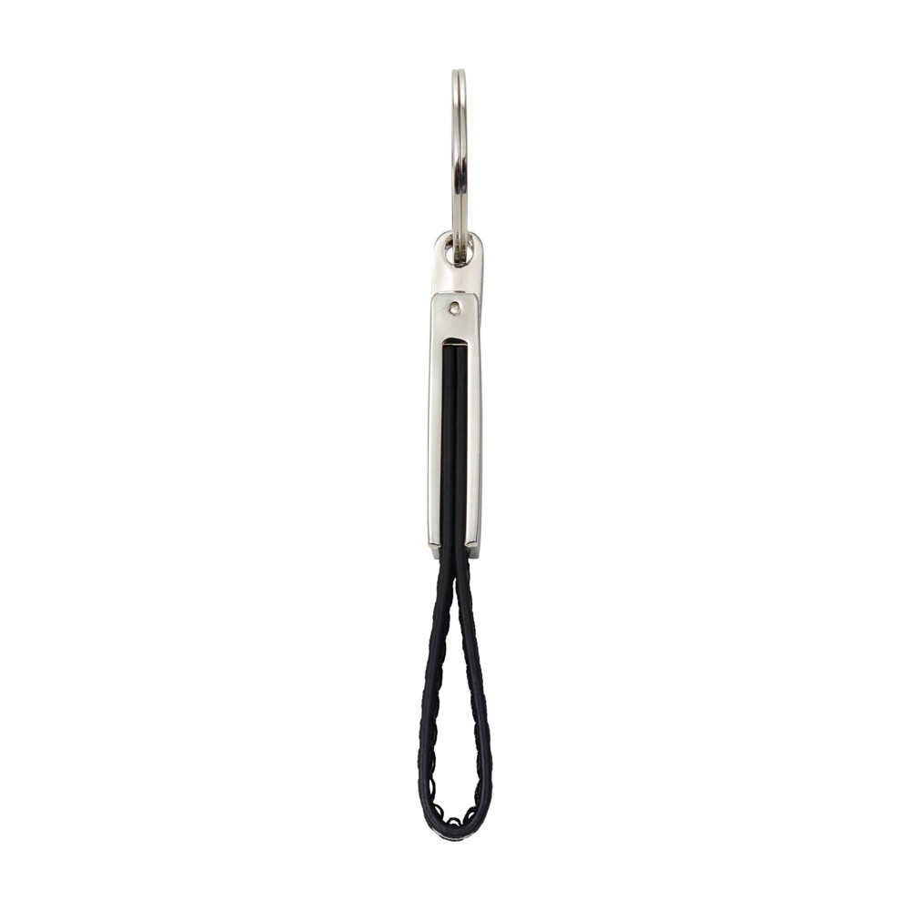 Sleutelhanger Keon | Staal en synthetisch leer