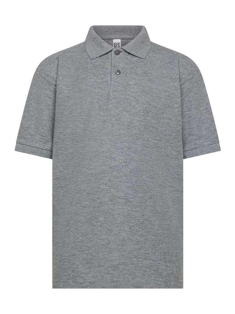 BS Evolution kids polo, 180 gr/m² - Grijs melee (Cool Gray 7C)