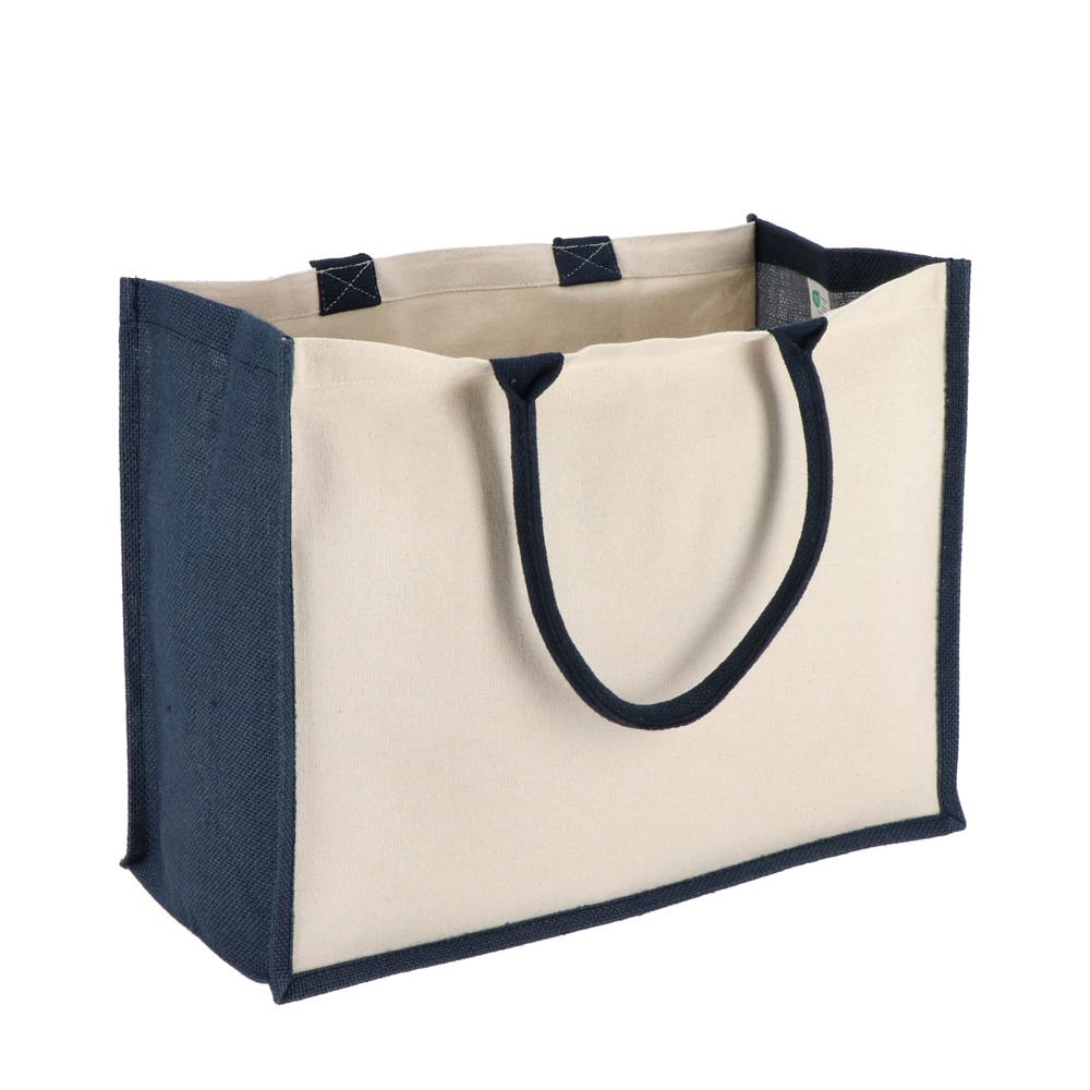 Jute-Katoen Tote OEKO-TEX® 42.5 x 19 x 32cm 320g/m²