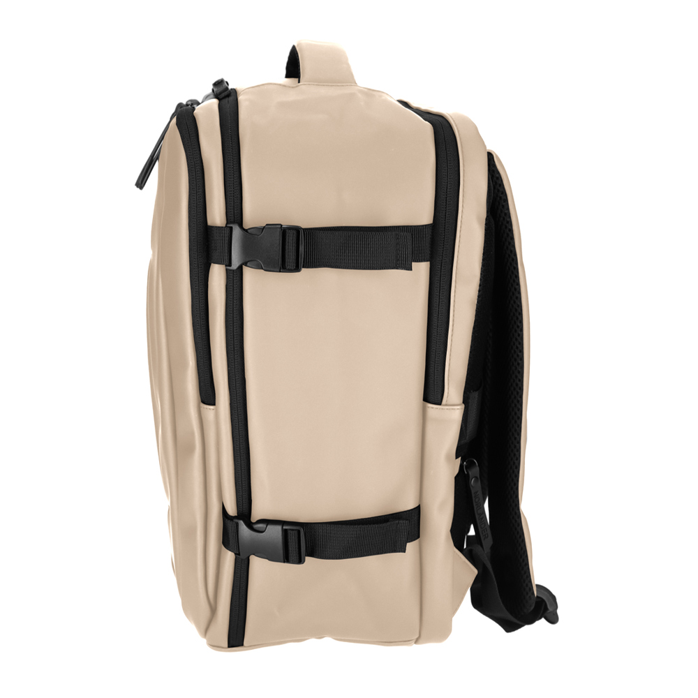 NORLÄNDER Dull PU Underseater Rugtas Eco Lining Taupe