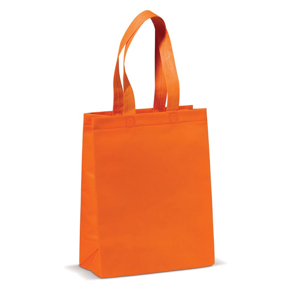 Draagtas gelamineerd non-woven klein 105g/m² - Oranje