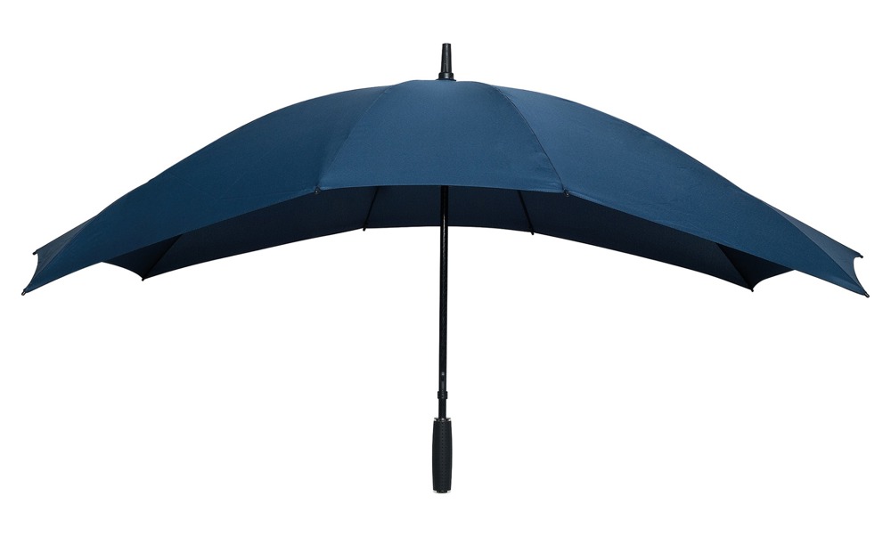 FALCONE - Duo paraplu - Handopening - Windproof - 148 cm - Marine blauw (± PMS 296C)