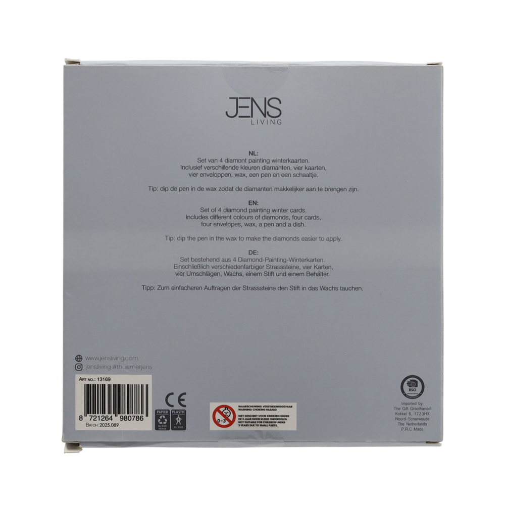 JENS Living Diamond Painting Winterkaarten /4