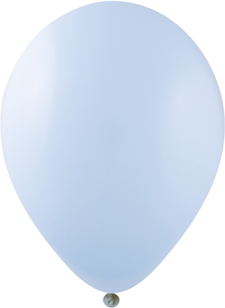 Ballonnen bedrukt High Quality Precision Print Ø 35 cm / omvang 90-100 cm / 12 inch - Blauw Macaron (1251)