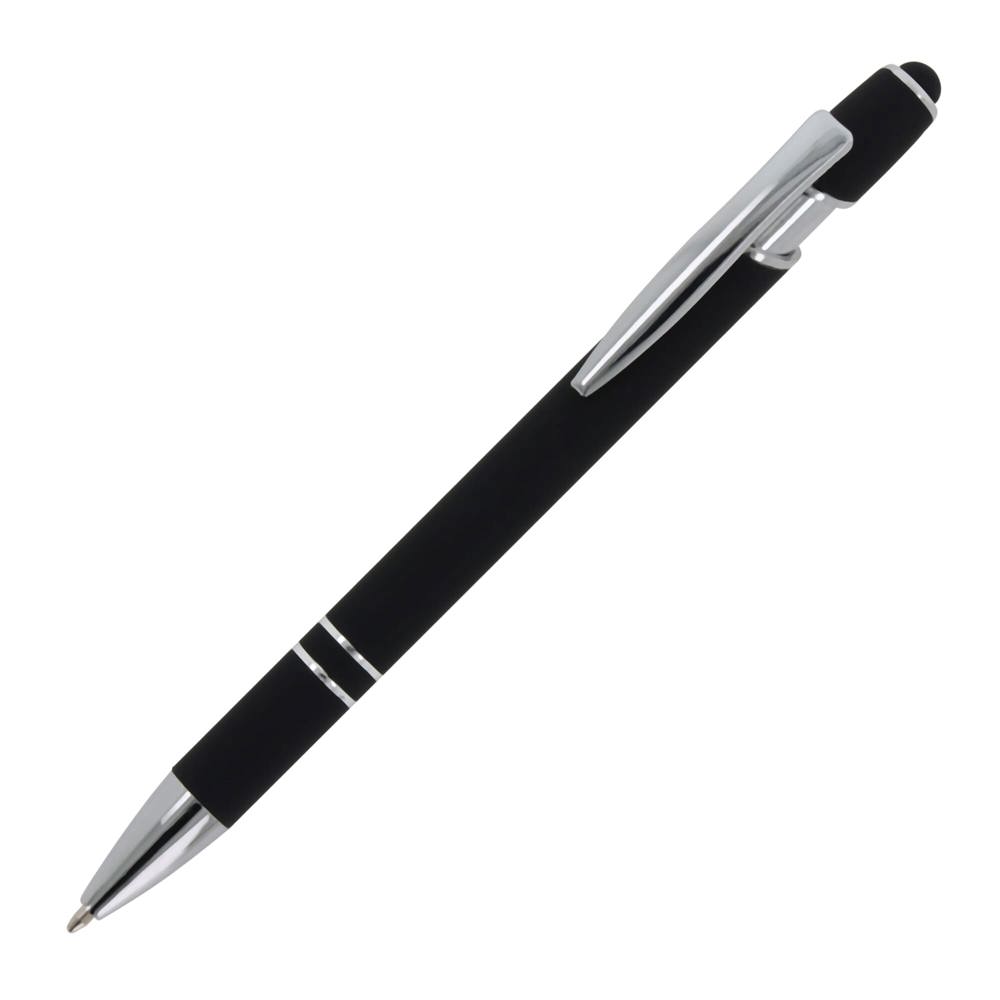 Balpen Paris Metaal soft touch - Zwart