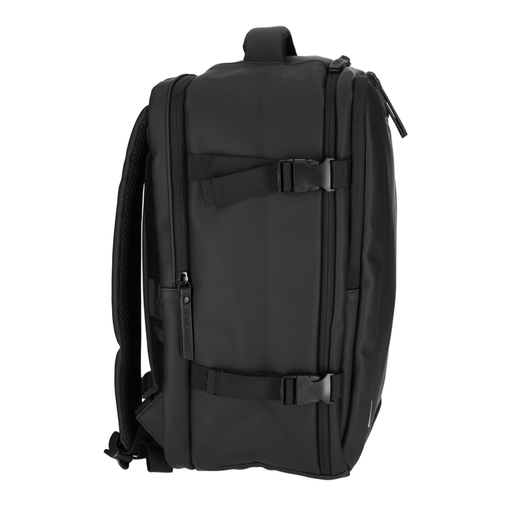 NORLÄNDER Dull PU Underseater Rugtas Eco Lining Zwart