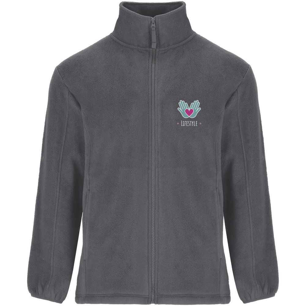 Artic fleece herenjack met volledige rits