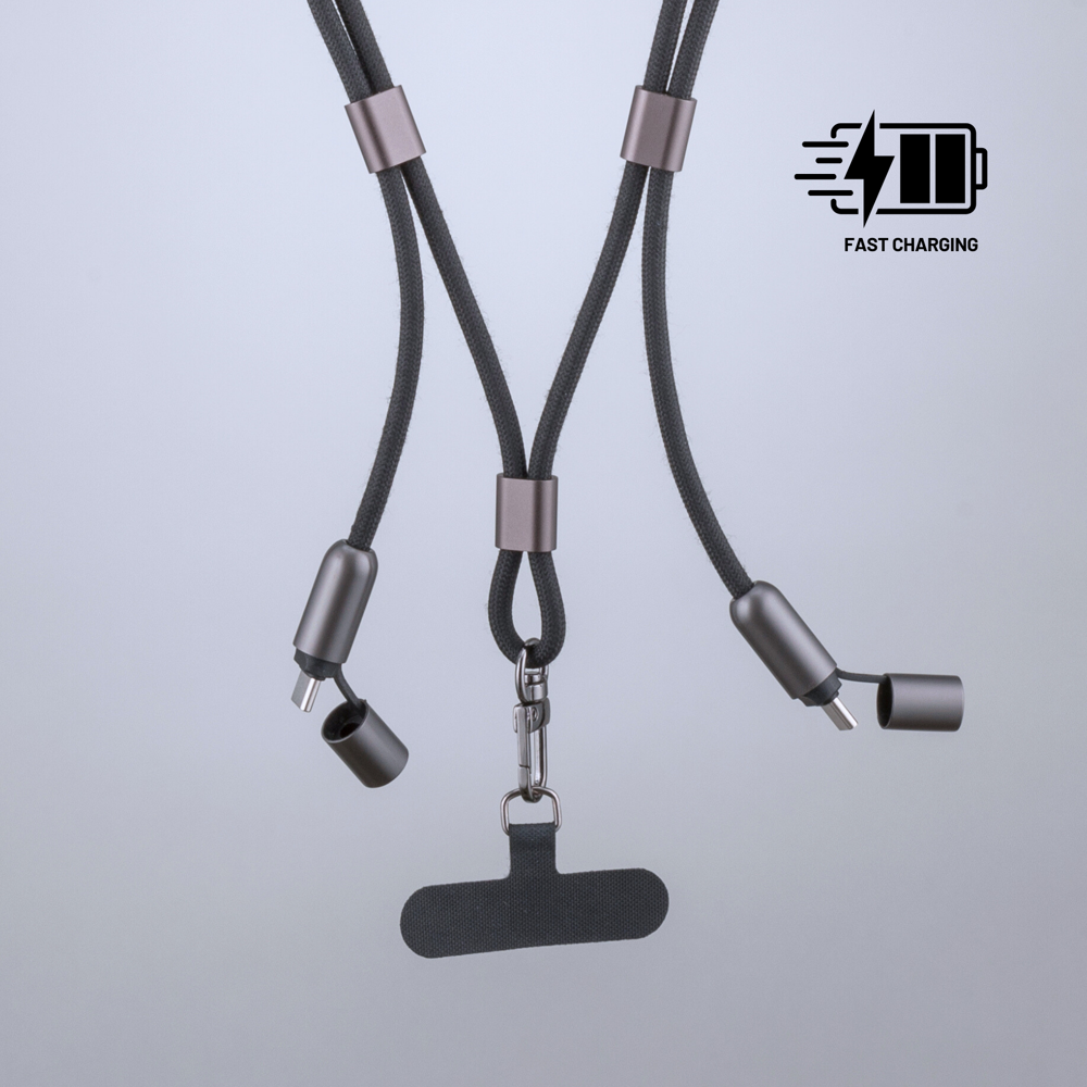 Opti Pro Series Magnetic – magnetische USB-C-naar-USB-C-lanyardkabel, 60W PD