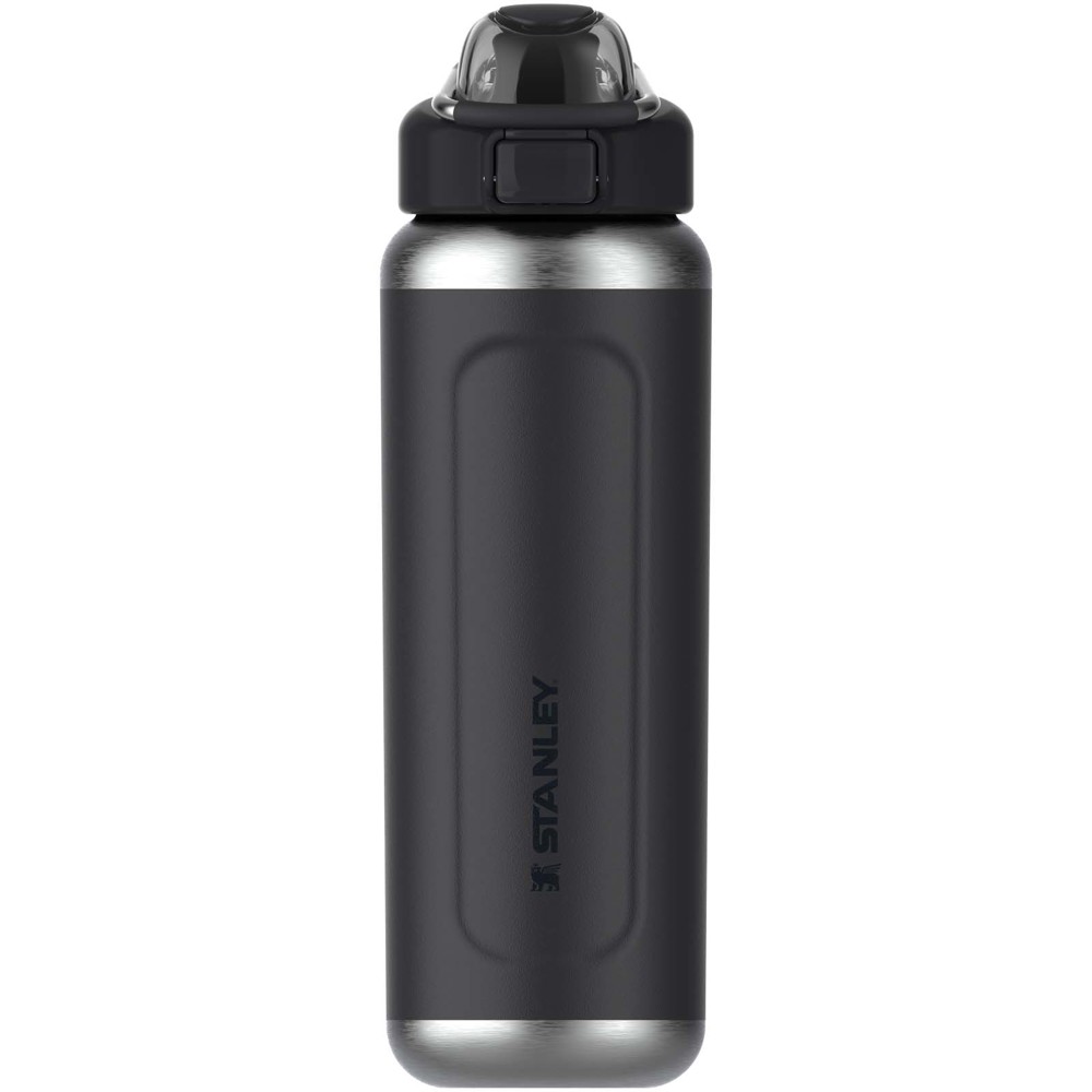 Stanley Classic Wellspring 710 ml geïsoleerde waterfles van gerecycled roestvrij staal - Zwart