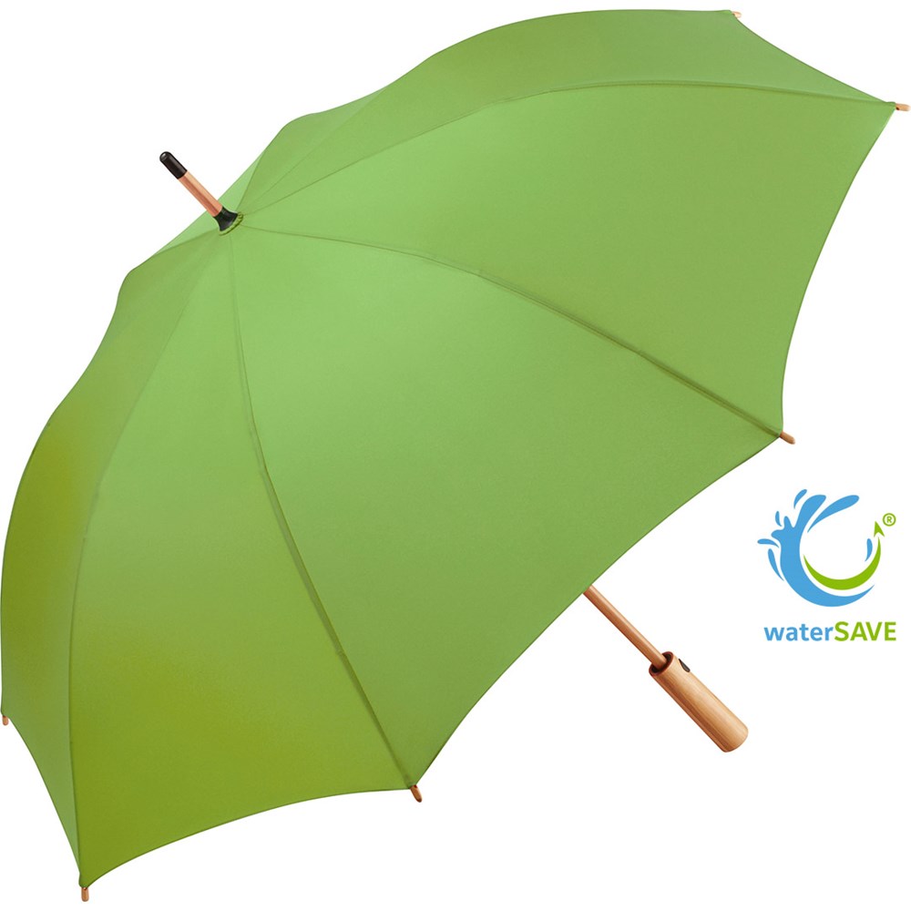 AC middelgrote bamboe paraplu ÖkoBrella - lime wS