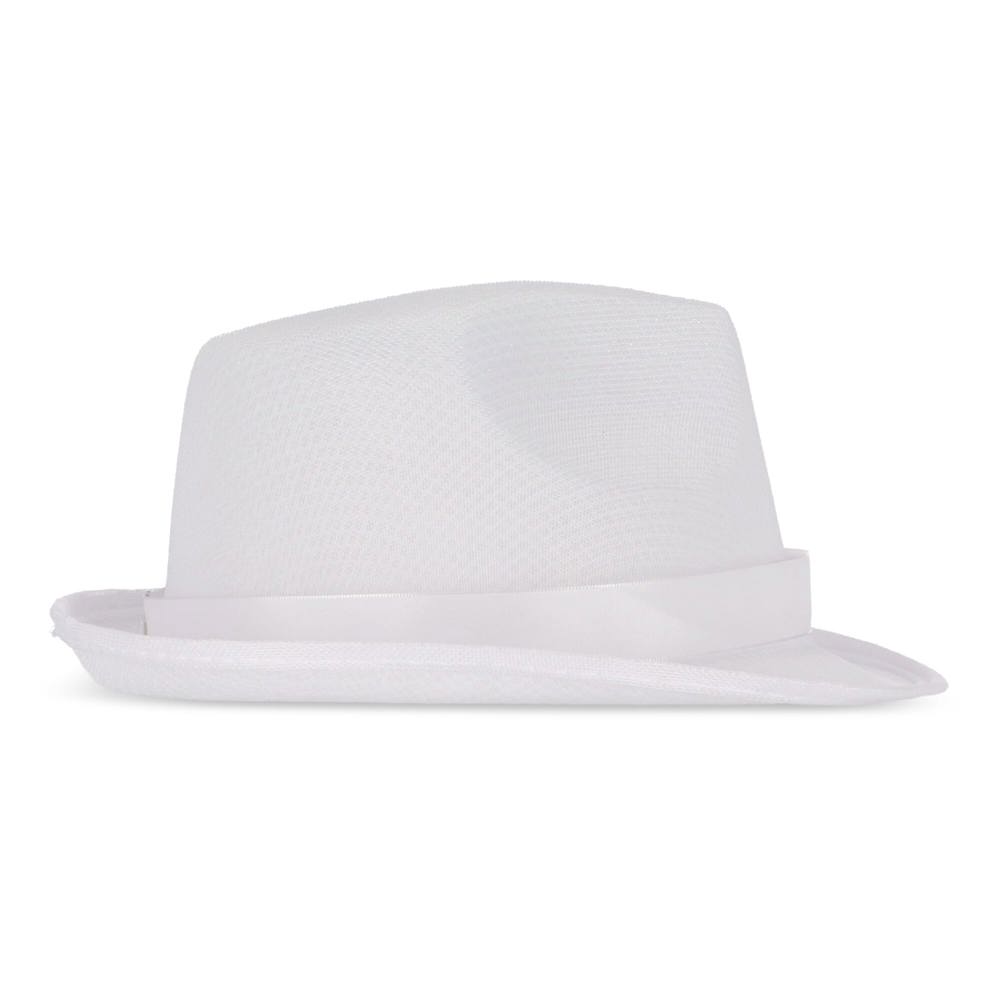 Polyester hoed met band