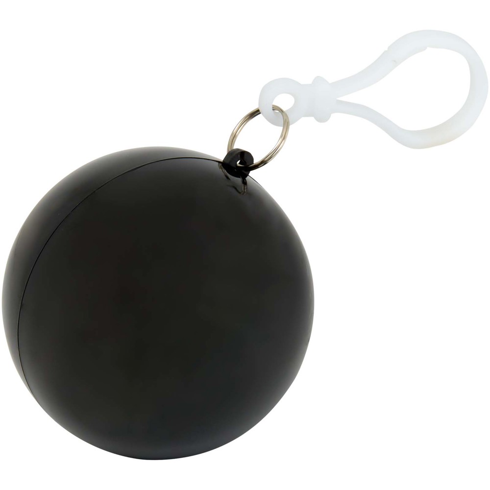 Fog poncho in ronde plastic verpakking met karabijnhaak