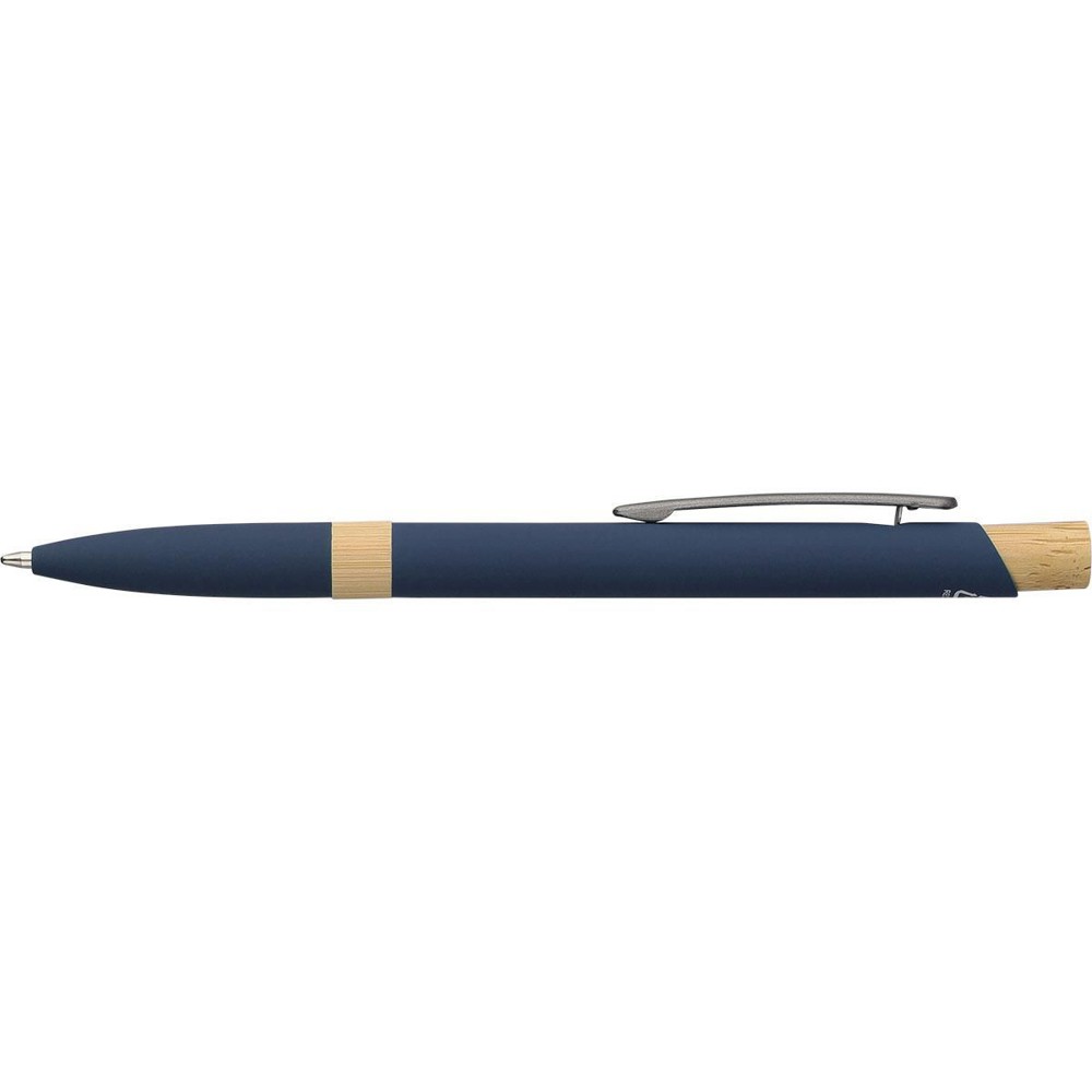 Balpen Calandra | Gerecycled | Bamboe - blauw