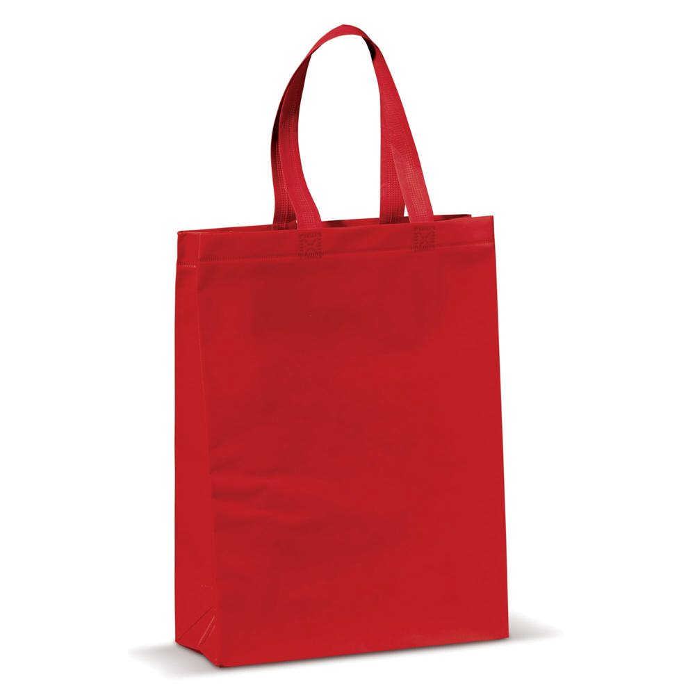 Draagtas gelamineerd non-woven medium 105g/m² - Rood