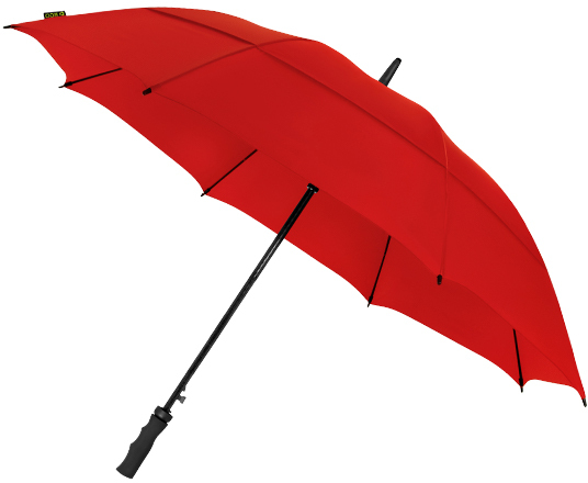 FALCONE - ECO - Automaat - Windproof - 120 cm - rood (± PMS 1797C)