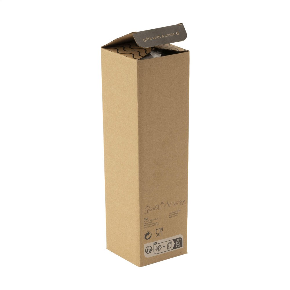 Frosted Bottle RCS Recycled Steel 500 ml thermosfles