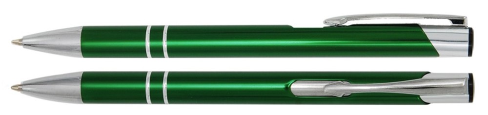 Aluminium balpen Marseille - Groen