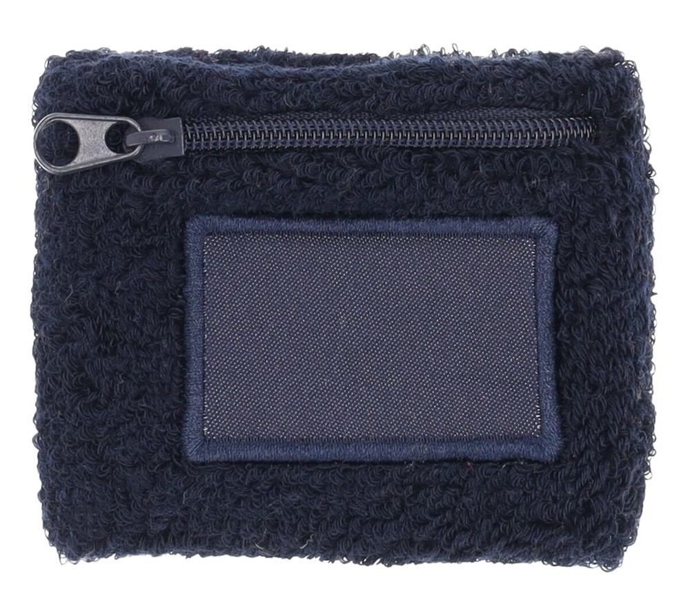 Nilton's Polsband met label en ritsvakje - Navy (PMS 533c) / Navy