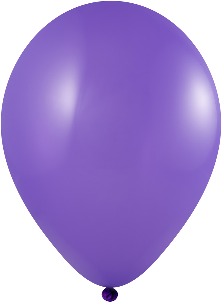Ballonnen bedrukt 90/100 cm - Ø 35 cm - 12 inch - Paars (1071) Pastel (± PMS 267)