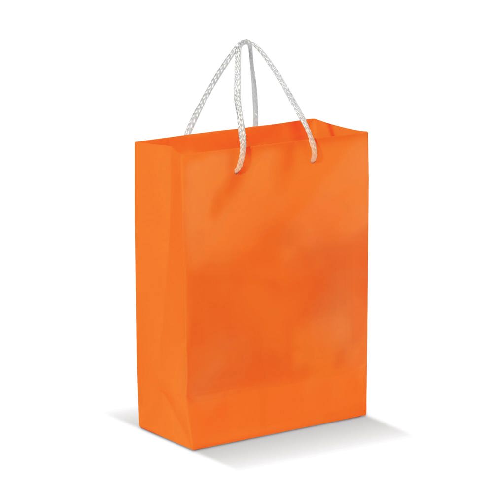 Draagtas papier groot 200g/m2 - Oranje