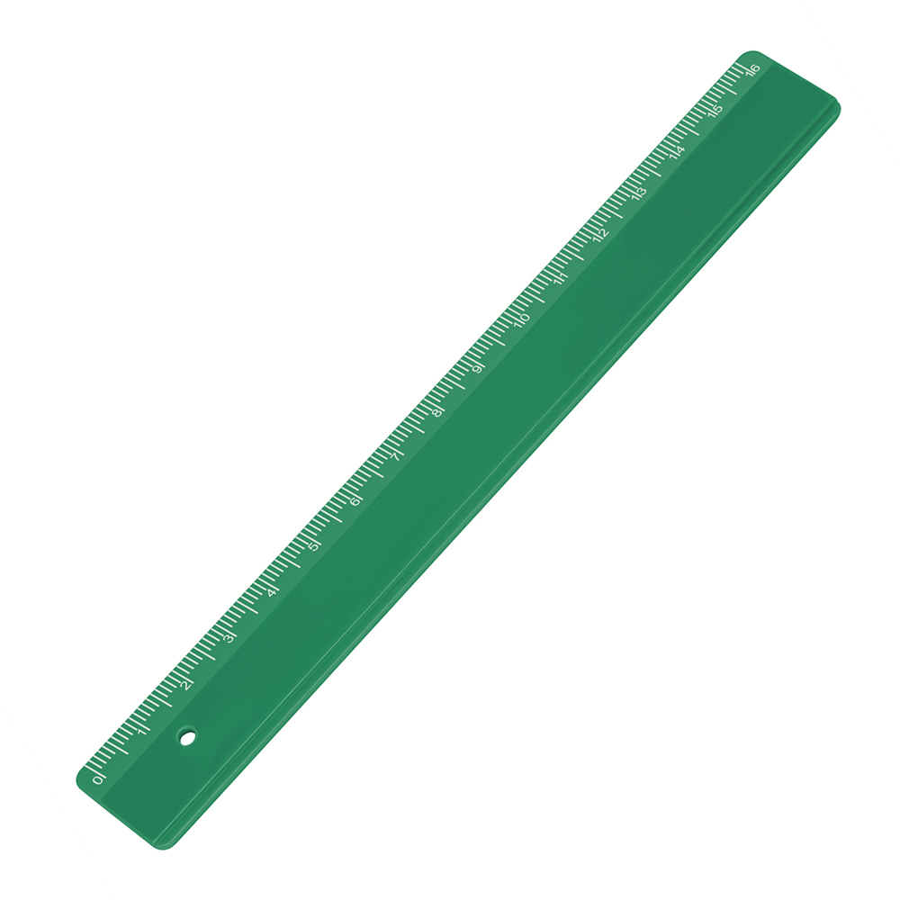 Liniaal 16 cm - Groen