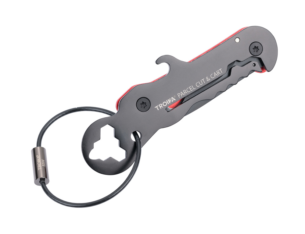 TROIKA Mini gereedschap PARCEL CUT & CART