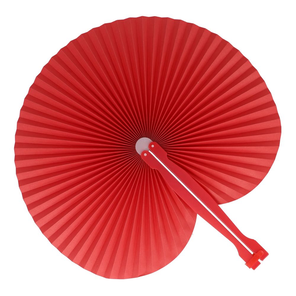 Mini opvouwbare handwaaier - rood