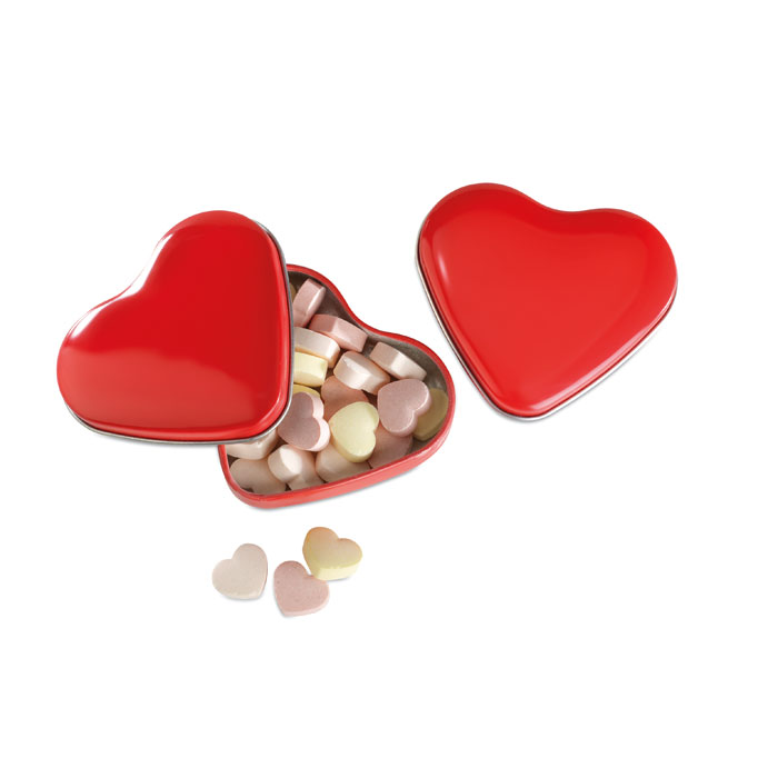 LOVEMINT - Snoepjes in metalen doosje - rood