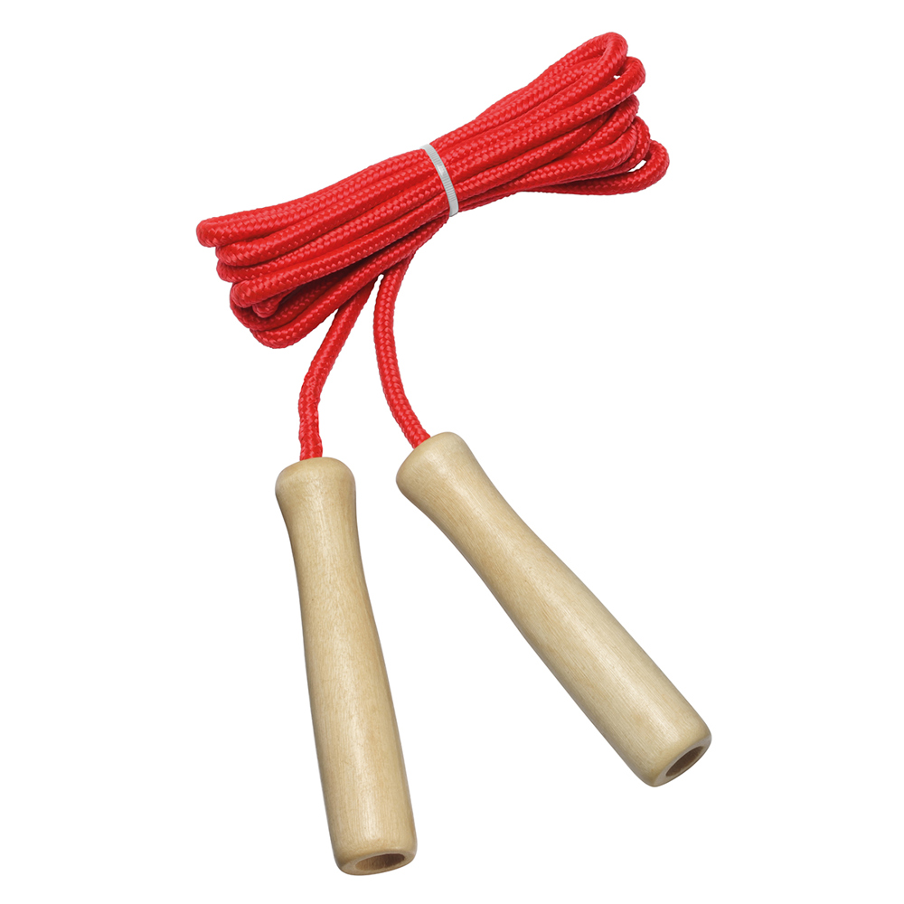 Springtouw "Beta" - Beige/rood