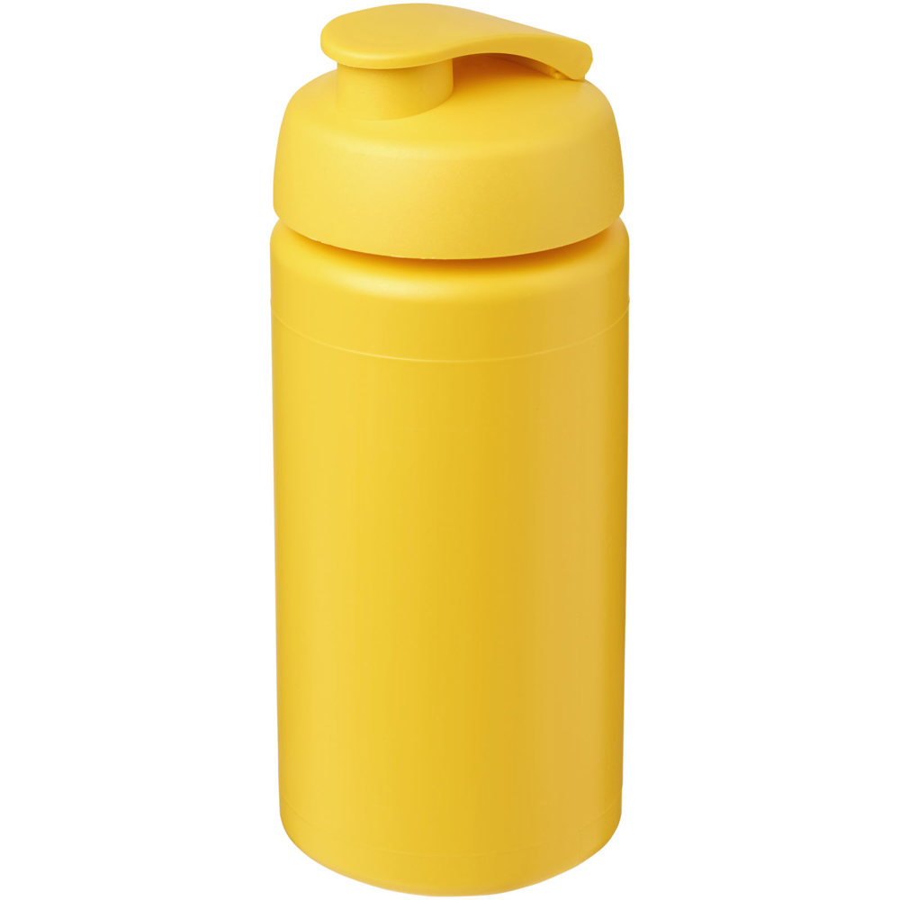 Baseline® Plus grip 500 ml sportfles met flipcapdeksel - Geel
