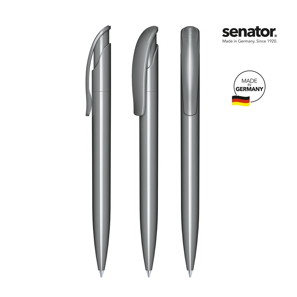 senator® Challenger Polished  retractable pen - cool gray 9
