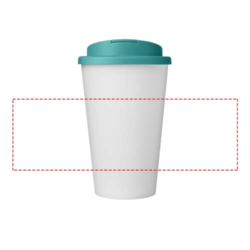 Americano® Eco 350 ml gerecyclede beker met spill-proof deksel