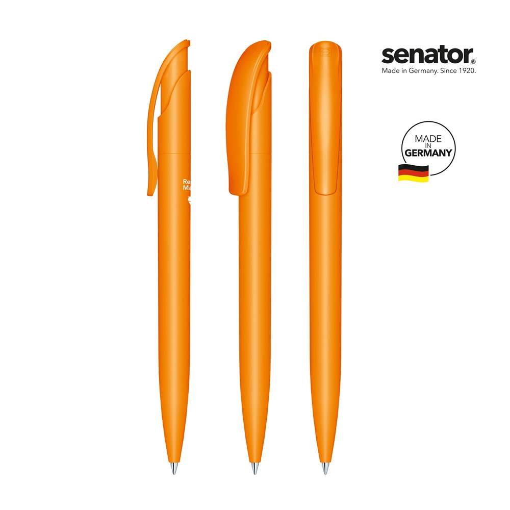 senator® Challenger  Matt Recycled Druckkugelschreiber - oranje 151