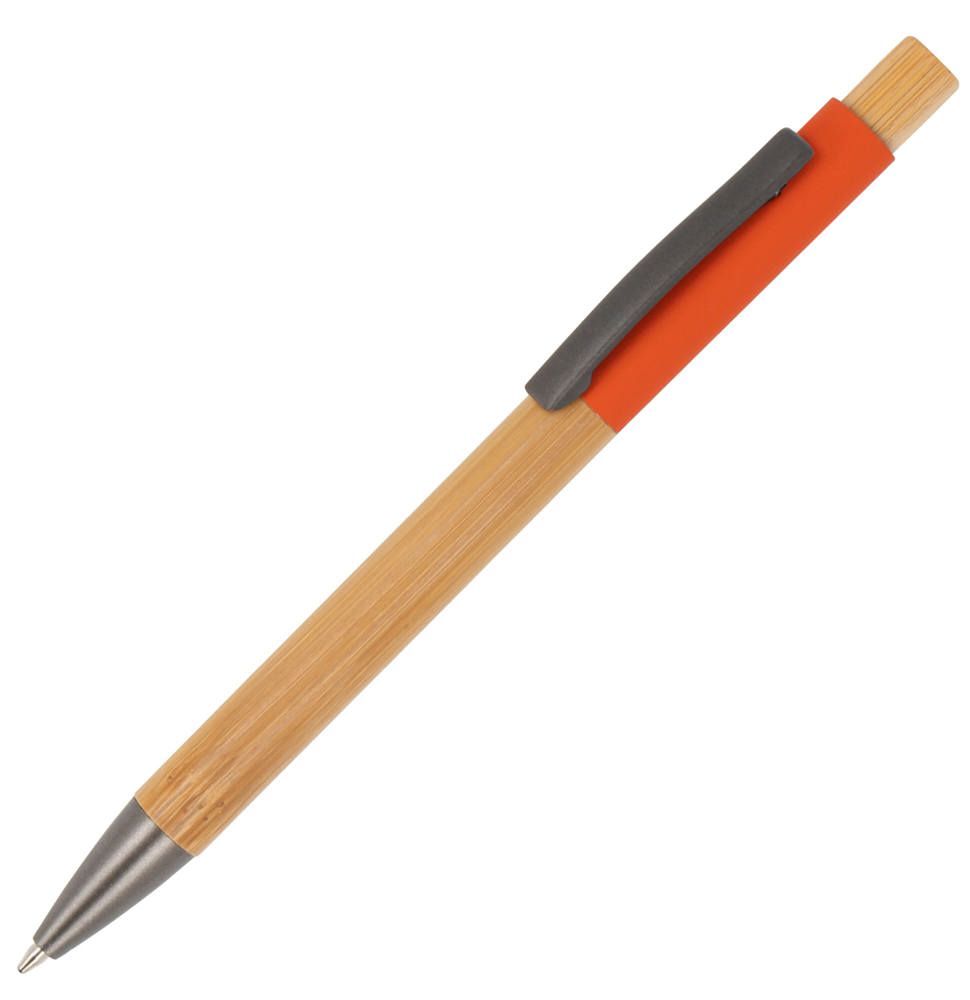 Balpen Madrid bamboe - Oranje