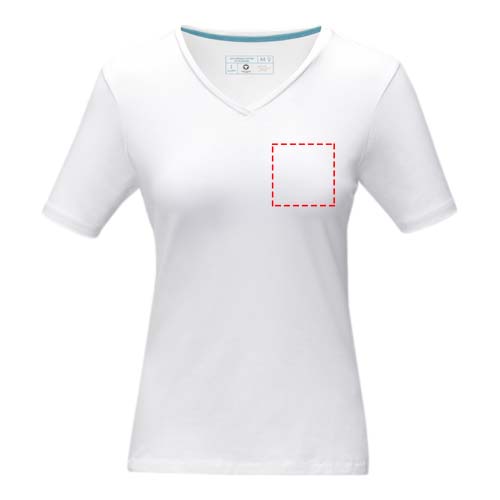Kawartha biologisch dames t-shirt met korte mouwen