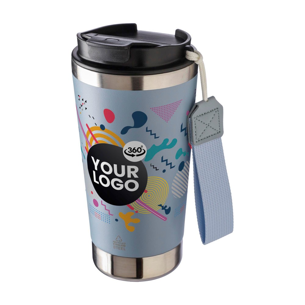 Dubbelwandige thermosbeker Kayla | Gerecycled | 500 ml