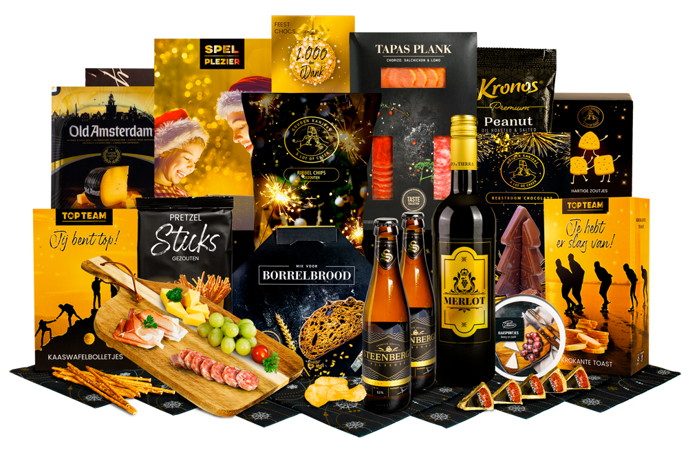 Volle kersttafel