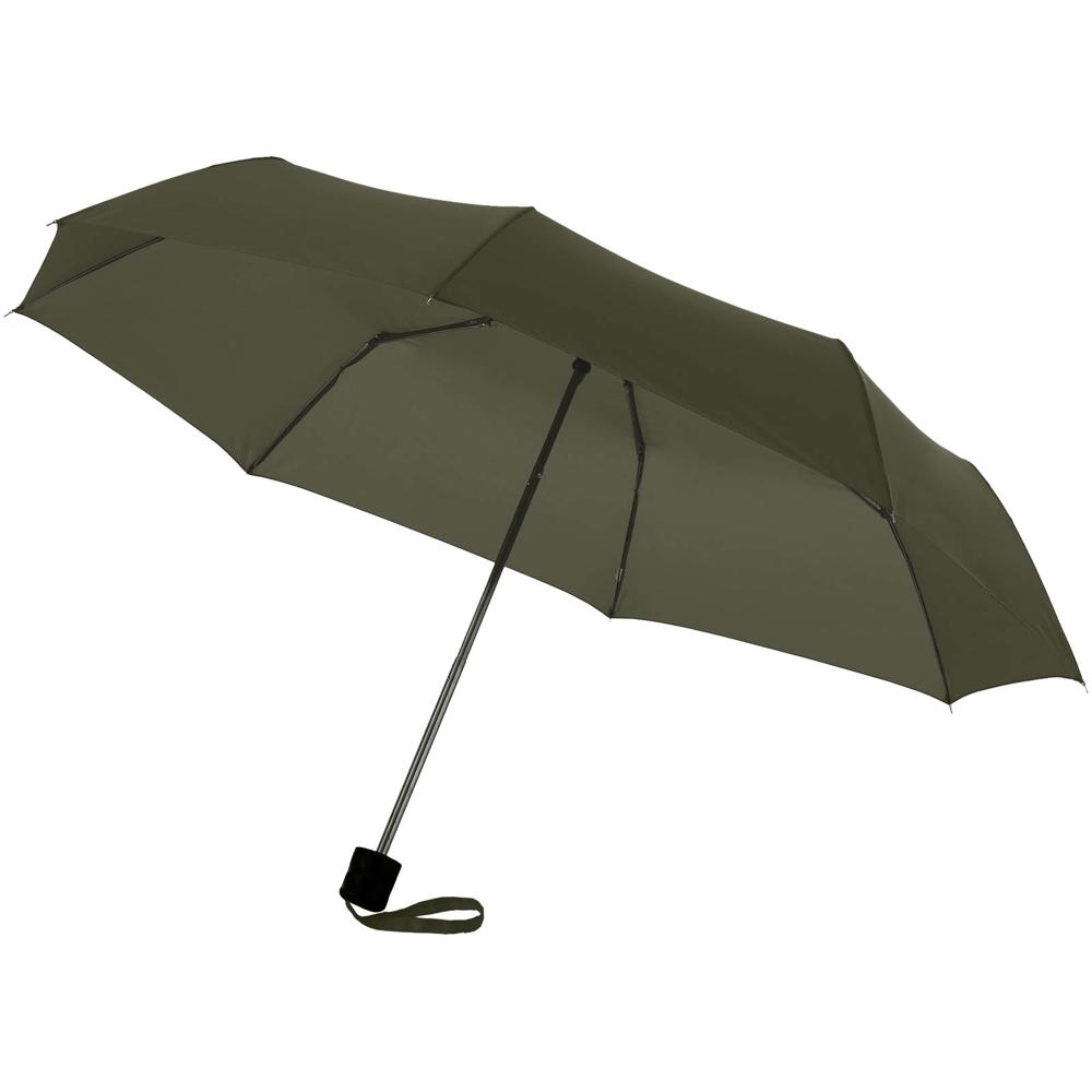 Ida 21.5'' opvouwbare paraplu - Bosgroen
