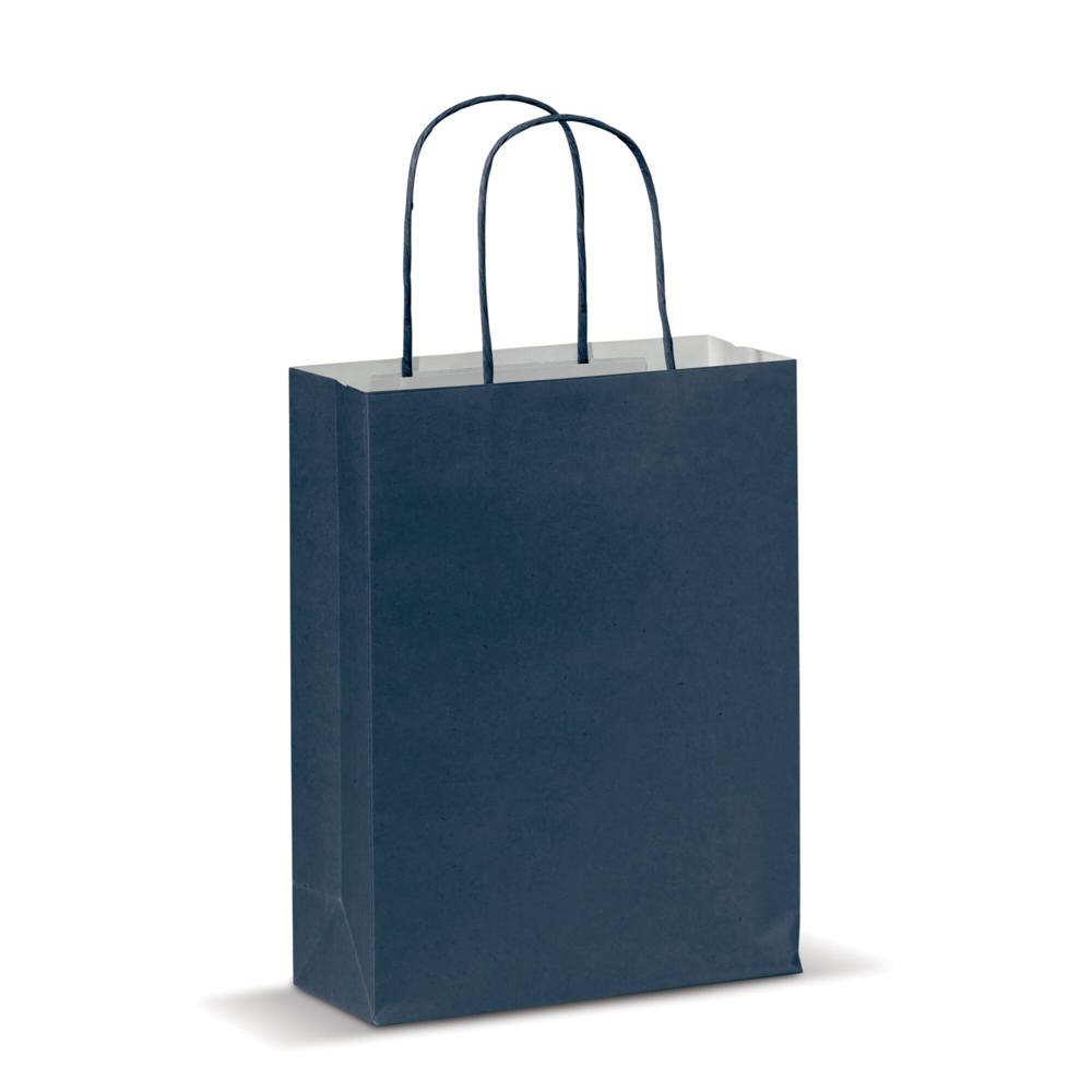 Draagtas papier klein 120g/m² - Donkerblauw