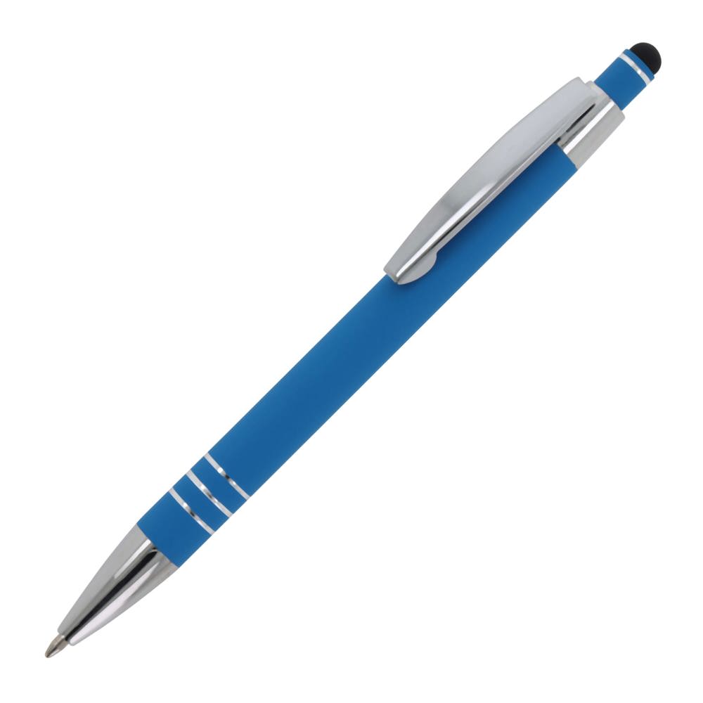 Balpen Athene Metaal soft touch - Lichtblauw