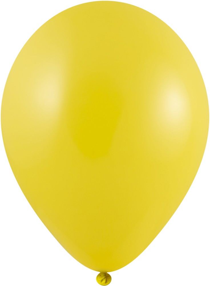 Ballonnen bedrukt High Quality Precision Print Ø 33 cm / omvang 85-95 cm / 11 inch - Donker geel (1110)