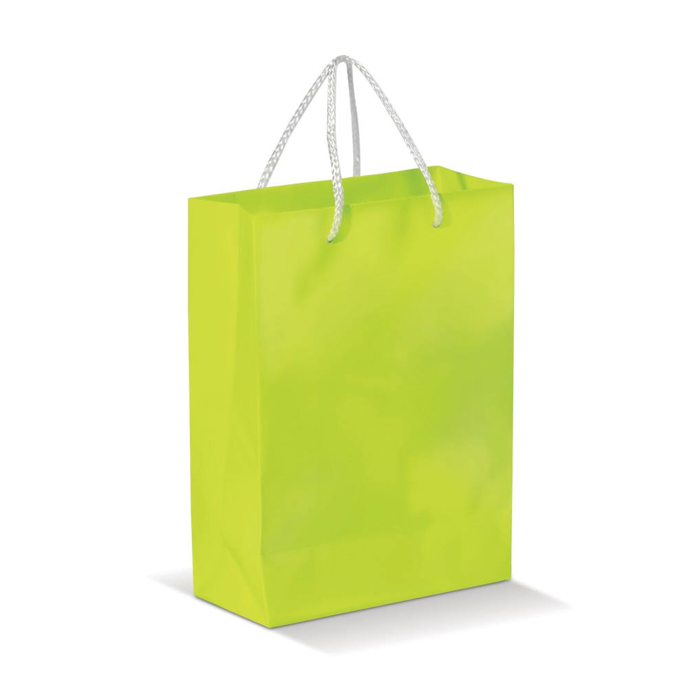Draagtas papier groot 200g/m2 - Lichtgroen