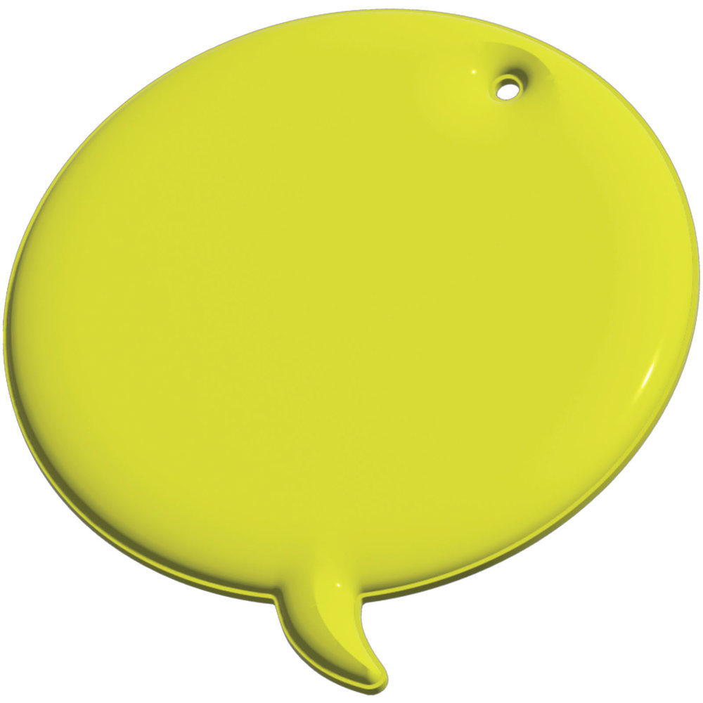 RFX™ H-09 reflecterende pvc hanger met bijschrift