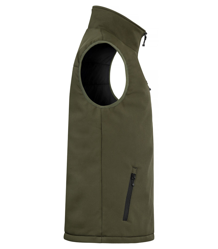 Clique - Padded Softshell Vest Mistgroen L