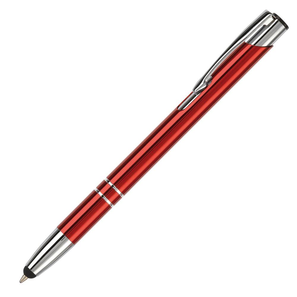 Balpen Alicante stylus metaal - Donker Rood