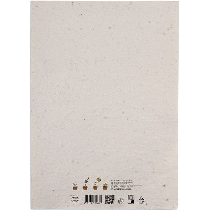 ASIDI - A4 zaadpapier wilde bloemen